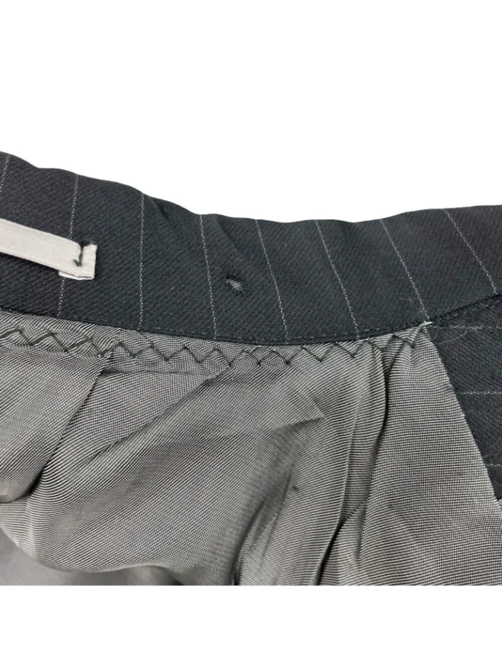 Hickey Freeman Men's Milburn 100% Wool 2-Button Blazer Black Stripe • USA • 46R